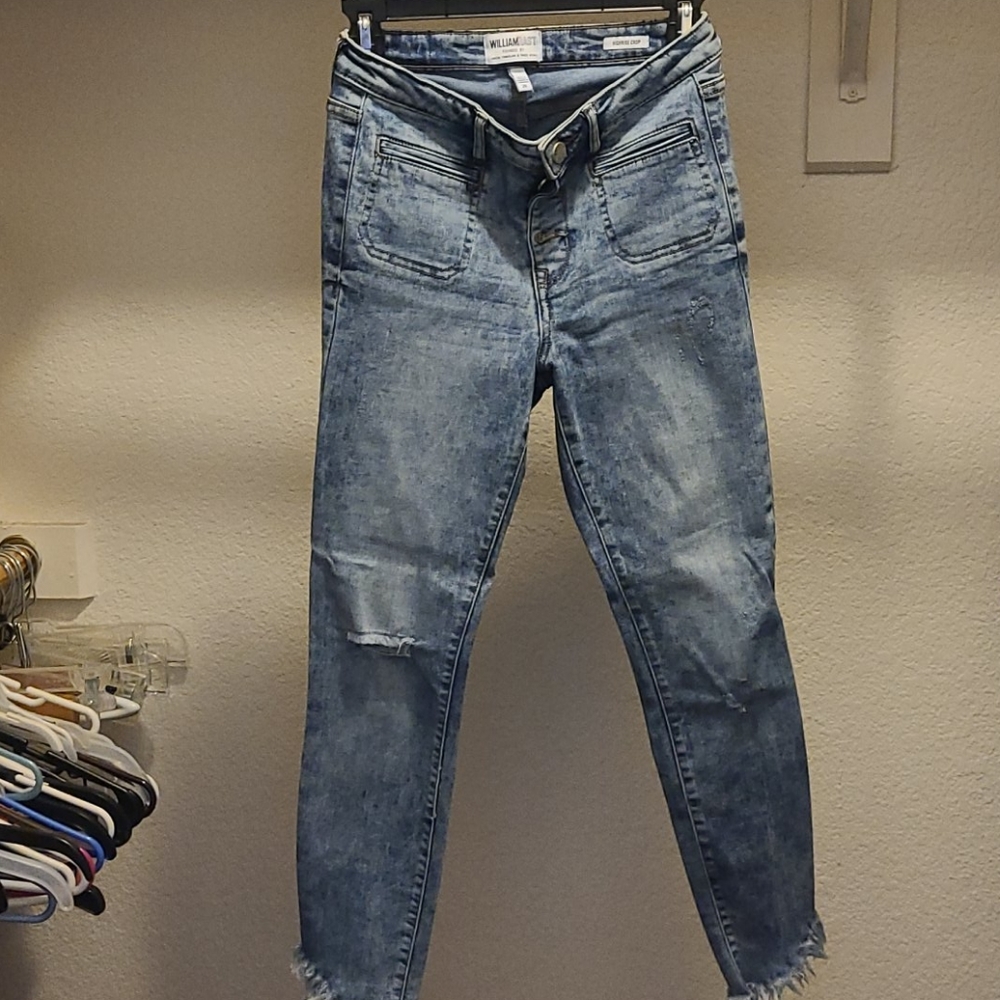 William Rast distressed jeans